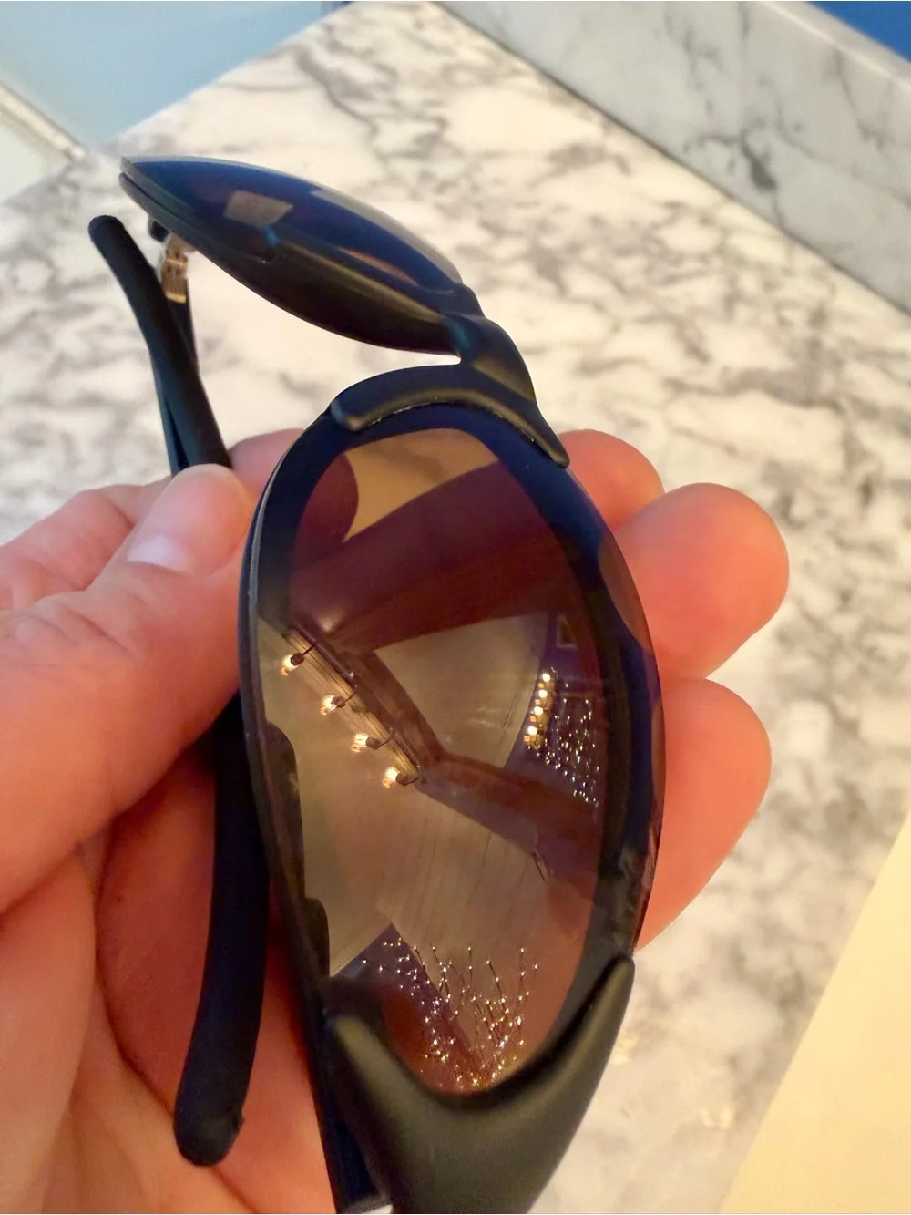 Vtg Y2K Smith Optics Slider 01 Wrap Sunglasses 90s Black Made In France